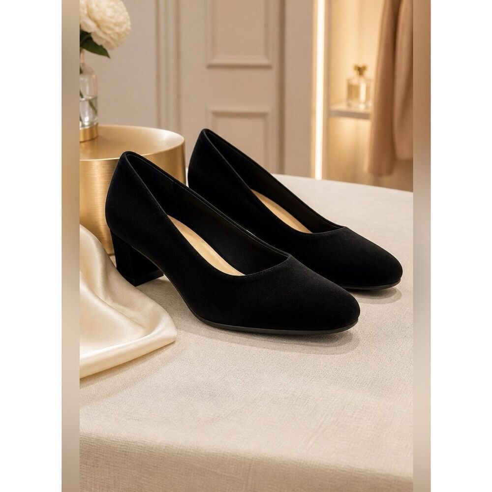 BLACK EASY SPIRIT ANITRA PUMPS SIZE 9.5